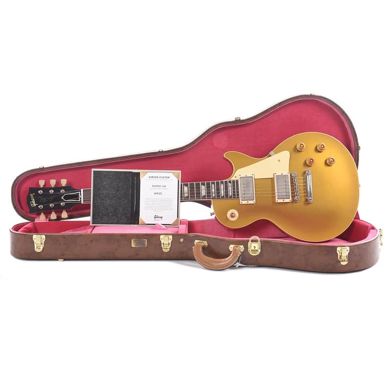 Gibson Custom Shop Murphy Lab '57 Les Paul Goldtop Reissue Ultra Light Aged image 6