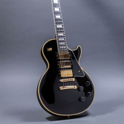 Gibson Custom Shop Les Paul Custom 3 Pickup 2023, Black image 3