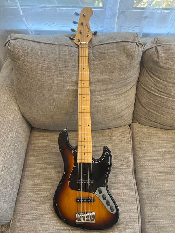 Sadowsky Metro 5 2004 - Sunburst bass guitar image 1
