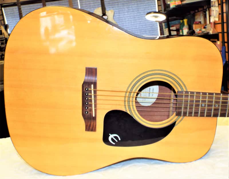 Epiphone DR-90 NA Acoustic Guitar Natural | Reverb