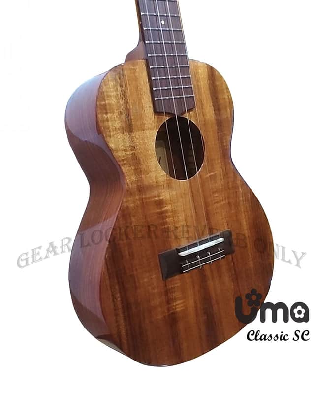 Uma Taiwan Classic SC All Solid Acacia Koa concert ukulele with gloss image 1