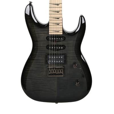 Kramer Striker 211 Super Strat SSH Hardtail Trans Black FlameTop