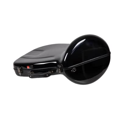 Crossrock French Horn Case - Fiberglass Hardshell Bell Undetachable Hard Case with Backpack Straps image 8