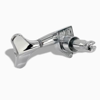 NEW Leo Quan® Badass 4-in-line Set SGT™ Bass Keys - Sealed 20:1 Ratio - CHROME image 3
