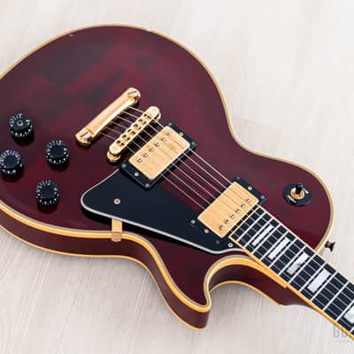 1997 Gibson Les Paul Custom Wine Red, 100% Original w/ Case image 8