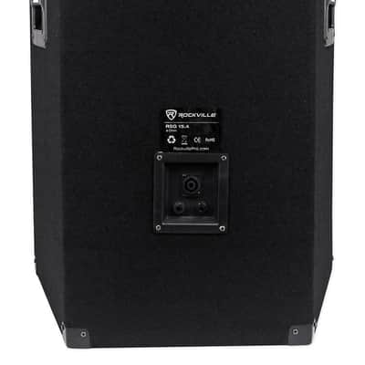Rockville RSG15.4 15” 3-Way 1500 Watt 4-Ohm Passive DJ/Pro Audio PA Speaker image 3
