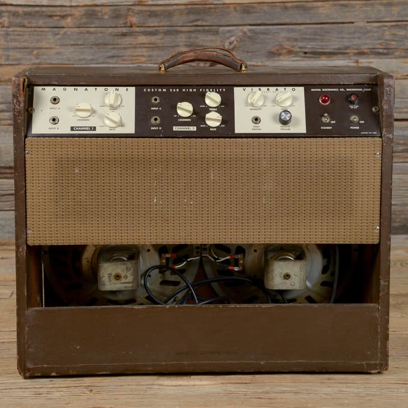 Magnatone Model 260 Custom 200 Series 2-Channel 35-Watt 2x12" Guitar Combo image 3
