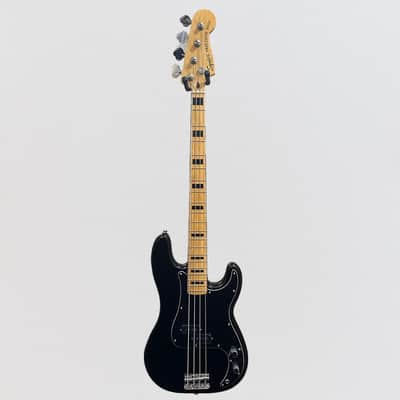 Fender Squier Classic Vibe '70s Precision P 4 String Electric Bass Guitar - Black image 8