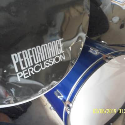 Performance Percussion  bass drum.. Full size Metallic Blue image 5
