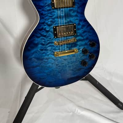 Custom Built Les Paul type 2025 2025 - Blue Burst Nitro image 8