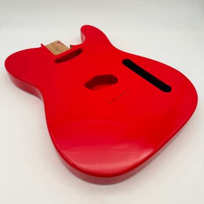 HooDoo Telecaster Body Roasted Ash Fiesta Red htb5321 image 3