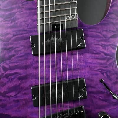 Legator N8FSS-PR Purple QM Multi Scale 8-String #355 image 6