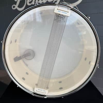 Vintage 60's Ludwig 5x14" Pioneer 6-Lug Snare Drum in White Marine Pearl (Rm4) image 7