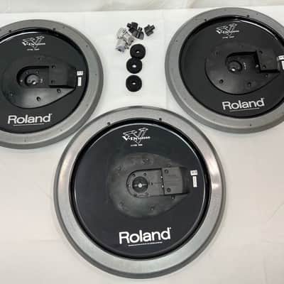 Roland CY-14C 14" V-Cymbal Crash TWO & Roland CY-15R V-Cymbal 15" Ride Pad ONE image 8