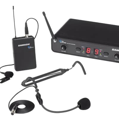 Samson Concert 288 All-In-One UHF Beltpack Lavalier Headset Wireless Mic System image 1