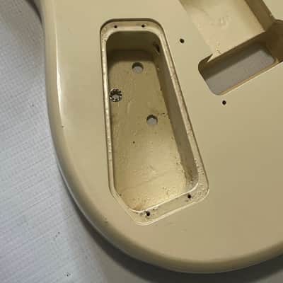 1980's Matsumoku Era Made in Japan Kramer Focus 2000 Aged White Guitar Body Floyd Ready image 16