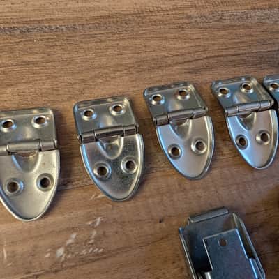 Unbranded Guitar Case Hinges And Latches Silver image 9