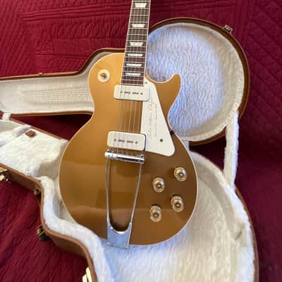 Gibson Les Paul Tribute 2013 - Bullion Gold with Maple Headstock Veneer Bild 1