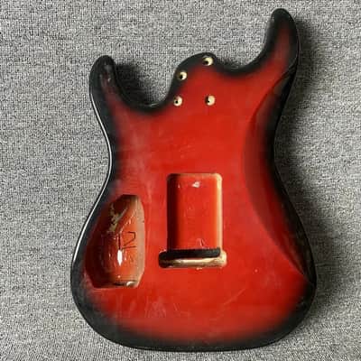DIY Project Custom Red Burst HH Guitar Basswood Body image 7