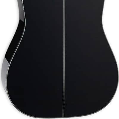 Takamine GD30 Dreadnought Acoustic Guitar, Solid Spruce Top, Gloss Black image 3