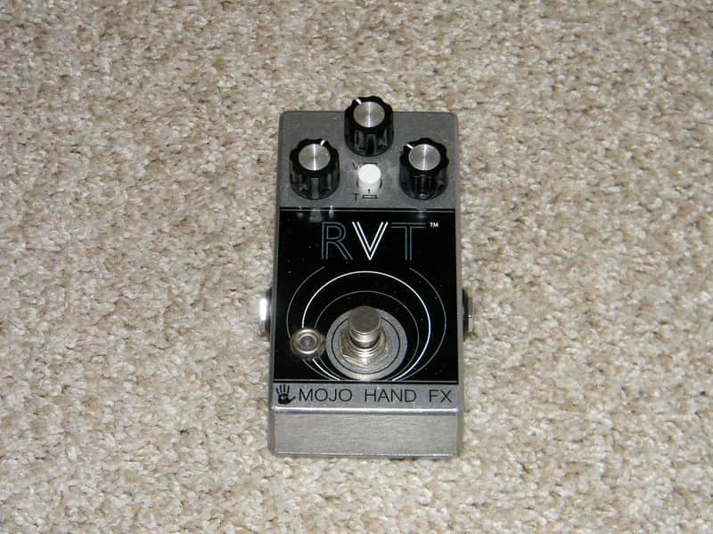 Mojo Hand FX RVT [Reverb - Vibrato - Tremolo] 2010s - Black image 1