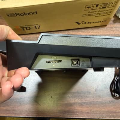 Roland TD-17 V-Drum Module w/Mount, Clamp, Wiring Harness, Power Supply -Z4P5928 image 6
