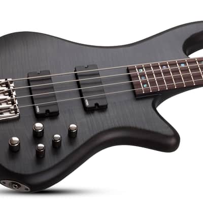 Schecter Stiletto Studio-4 See-Thru Black Satin image 3