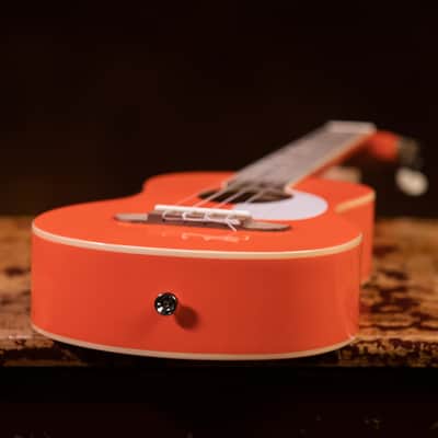 ORTEGA RUGA-ORG Gaucho Serie Tenor Ukulele 4 String - Orange + Bag image 22