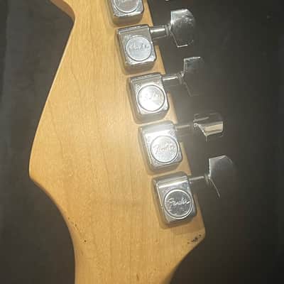 Vintage 1980’s Fender American standard Stratocaster Black Solid Body Electric Guitar 1984 image 8