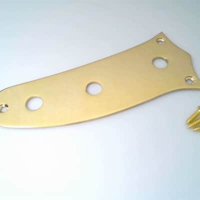 True Custom Shop® Gold Control Plate for Fender Mustang Guitars with Screws image 1
