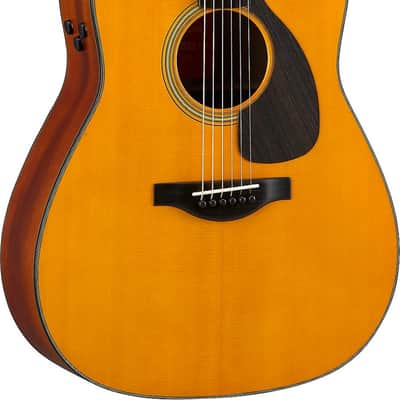 Yamaha FGX5 GL Red Label Dreadnought Acoustic-Electric Guitar, Solid Spruce Top image 2