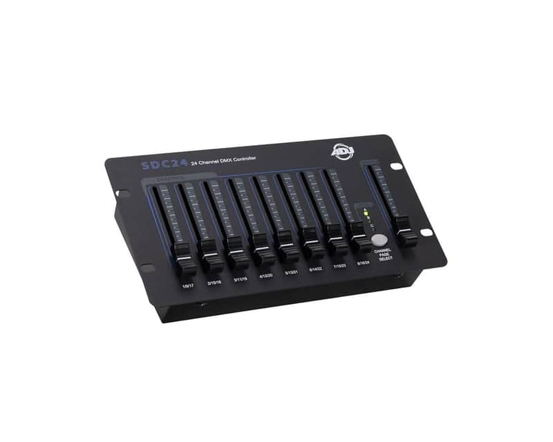 American DJ ADJ SDC24 24-Channel DMX Controller Operates Via 9VDC Power Supply