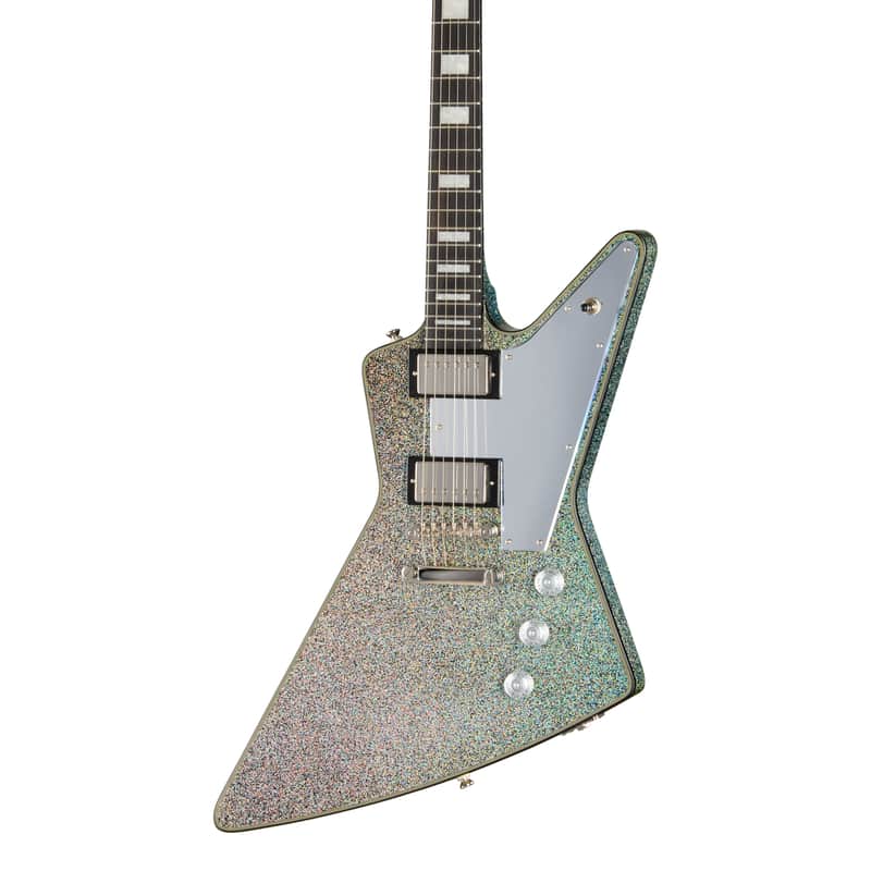 Epiphone Lzzy Hale Explorer Custom Black Diamond Holographic S...