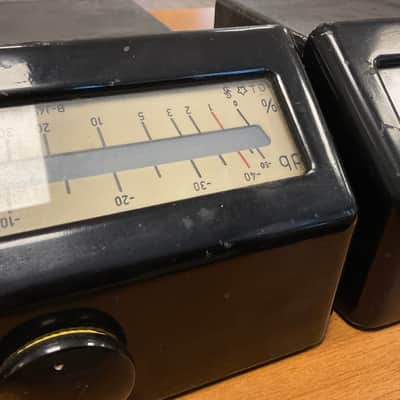 Siemens Maihak B-j45b PAIR MONO VU METER Telefunken image 2