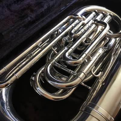 Besson Sovereign BE-981 Compensating EEb Tuba w/hard & soft cases image 4