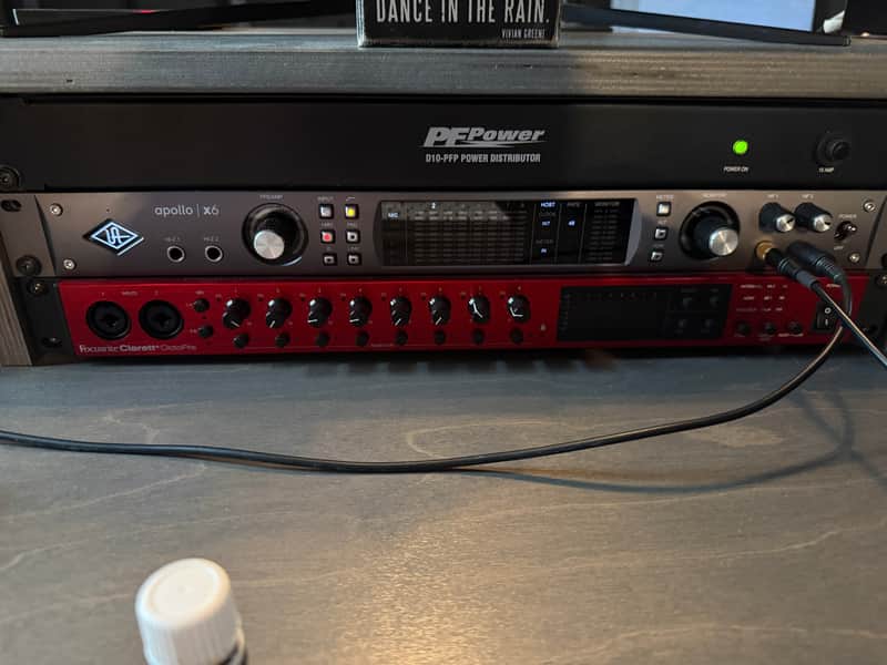 Focusrite Clarett+ OctoPre 8-Channel Microphone Preamp with ADAT I/O 2022 - Present - Red image 1