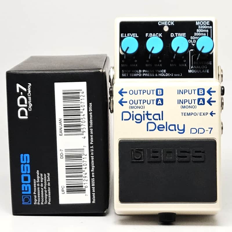 used Boss DD-7 Digital Delay, Excellent Condition with Box!