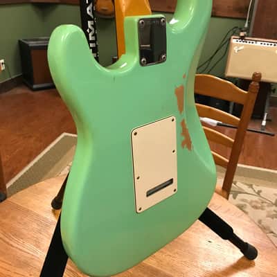 1986 Fender American Vintage '62 Stratocaster Surf Green AVRI image 12