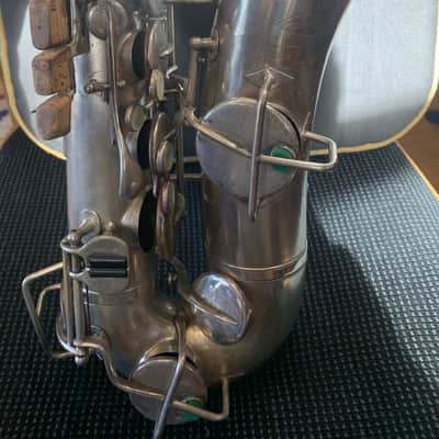 Buescher True Tone alto saxophone from 1928 - silver plated image 6