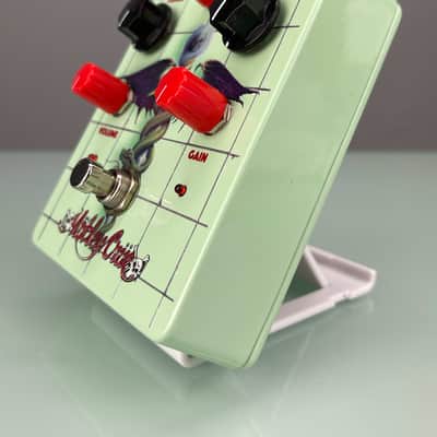 MOTLEY CRUE SOLD OUT Dr. Feelgood 30th Anniversary Guitar Distortion Effects Pedal  RARE Mick Mars 2019 - Sea Foam Green image 7