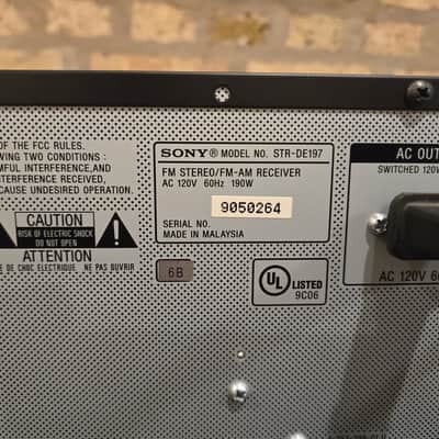 sony STR-DE197/Cdp-cc500 Cd Stereo System w/remot fully functional- refurbished image 11