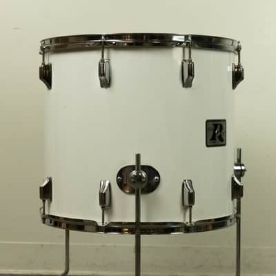 1970s Rogers 16x18" New England White "Big R" Floor Tom image 8