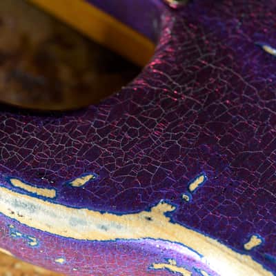 Fender American Stratocaster Magenta Sparkle Heavy Relic Custom Shop Texas Specials image 22