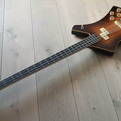 Washburn B20 8 string 1978 sunburst image 9