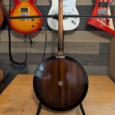 1930s Bacon Banjo Company B&D Tenor Banjo Unsure Of Model Custom Headstock Inlay Plays Excellent image 19