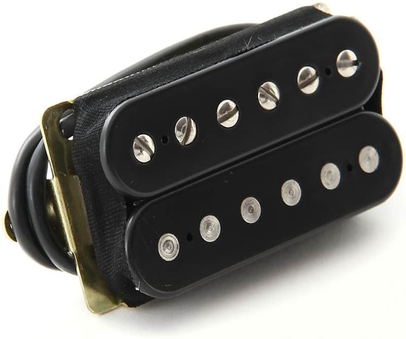 DiMarzio DP155F "The Tone Zone" F-Spaced Humbucker Guitar Bridge Pickup - BLACK image 1