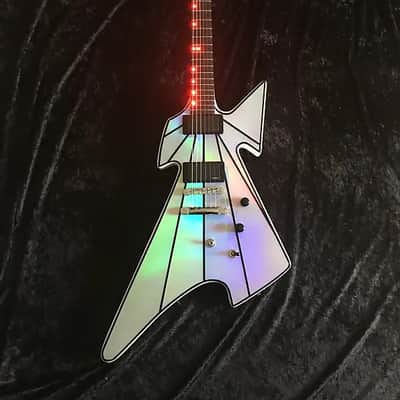 *PRE-ORDER BUILD* Limited Time Offer Black Diamond Custom Shop USA KISS Tribute Holoflash Guitar to Kiss Heavens on Fire Hand crafted in AMERICA image 14