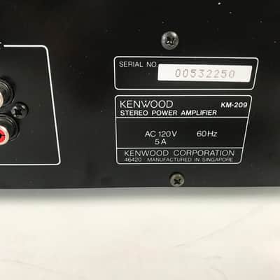 Kenwood Stereo Power Amplifier KM-209 | Reverb
