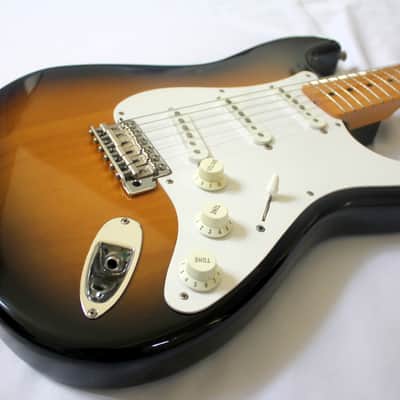 Fender Japan Stratocaster ST57-DMC Vintage Guitar Dimazio Pickups 1994-95 Sunburst +Tremolo arm&bag image 17
