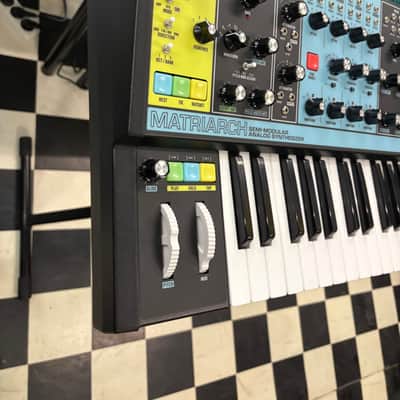 Moog Matriarch 49-Key Semi-Modular Analog Synthesizer 2019 - Present - Black / Multi-Colored Panel image 2